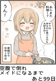 100 Nichigo ni Kuufuku de Taore Maid ni Naru Onna no Ko